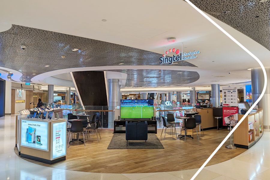 Singtel Exclusive retailer @ Orchard ION